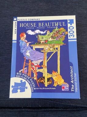 New York Puzzle Company 'House Beautiful' 300-Piece Jigsaw Puzzle - Blue